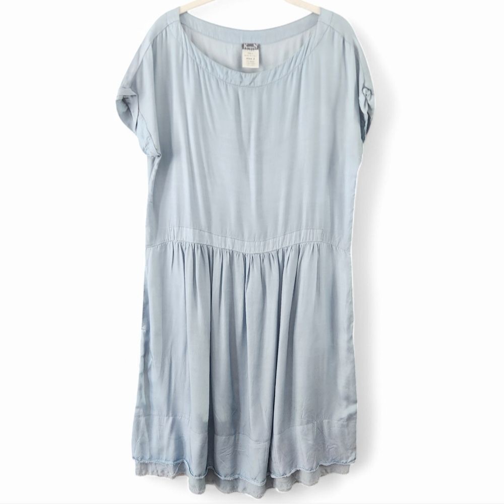 Kristensen Du Nord Mid-Length Vidcose Raw Hem Dress M